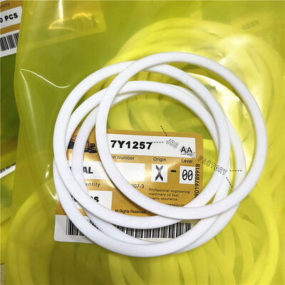 7Y1257 7Y-1257 Kit Segel Loader Silinder Hidraulik Kemudi Angkat PTFE Segel Cadangan Putih