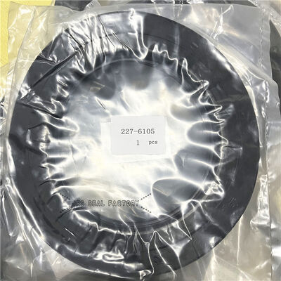 2276105 227-6105 NBR Segel Hitam untuk Ekskavator Silinder Hidraulik