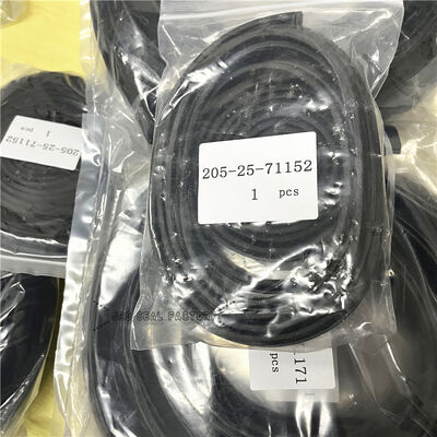 205-25-71152 2052571152 Ekskavator Silinder Hidraulik NBR Segel Karet Hitam