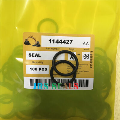 1144427 2033940 4H6520 5H3252 Pemuat Silinder Hidraulik NBR Kit Kemudi Tift Pengangkat Segel Oring Hitam