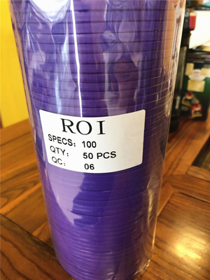 ROI PU Piston Seal Purple Center Joint Seal Kit Untuk Excavator