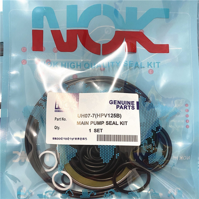 Karet UH07 7 HPV125 Kit Segel Pompa Utama Hidraulik Katup Kontrol Kit Segel Silinder Boom