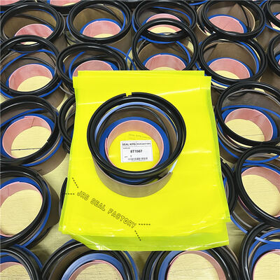 8T1567 8T-1567 Kit Segel Kemudi Tift Pengangkat Pemuat Silinder Hidraulik NBR Oring Hitam