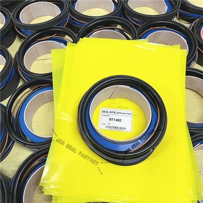 8T1462 8T-1462 NBR Segel Oring Hitam NYLON WR Kit Segel Pemuat Silinder Hidraulik Kemudi Pengangkat