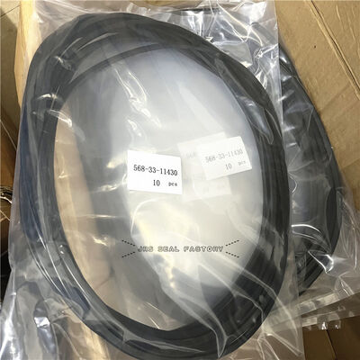 568-33-11430 568331430 NBR Kit Pemuat Silinder Hidraulik Oring Hitam