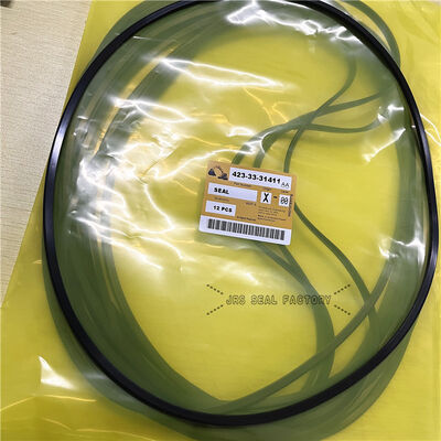 423-33-31411 4213331411 NBR Cincin Cadangan Hitam untuk Kit Segel Silinder Hidraulik