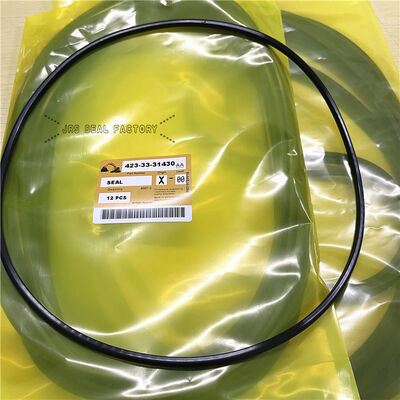 423-33-31430 4233331430 Cincin Cadangan NBR Hitam untuk Kit Ekskavator Silinder Hidraulik
