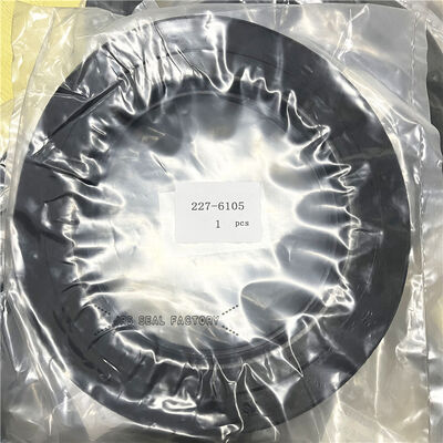2276105 227-6105 NBR Segel Hitam untuk Ekskavator Silinder Hidraulik
