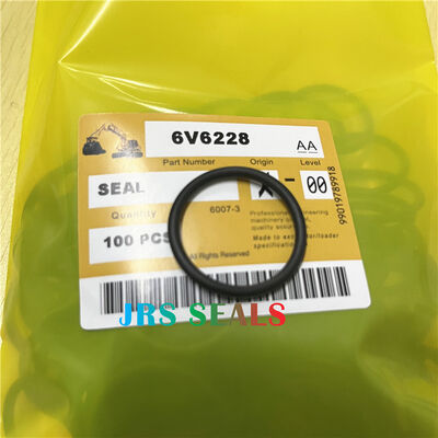 5H6734 6V6228 6V5266 3K0360 1H1023 NBR Oring Hitam untuk Kit Kemudi Tift Pengangkat Loader Silinder Hidraulik