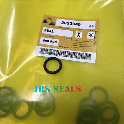 1144427 2033940 4H6520 5H3252 Pemuat Silinder Hidraulik NBR Kit Kemudi Tift Pengangkat Segel Oring Hitam