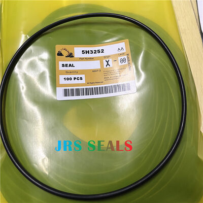 1144427 2033940 4H6520 5H3252 Pemuat Silinder Hidraulik NBR Kit Kemudi Tift Pengangkat Segel Oring Hitam