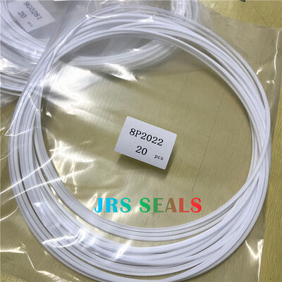 8P2022 8P-2022 PTFE Kit Segel Ember Boom Lengan Ekskavator Silinder Hidraulik Segel Debu Cadangan Putih PTFE