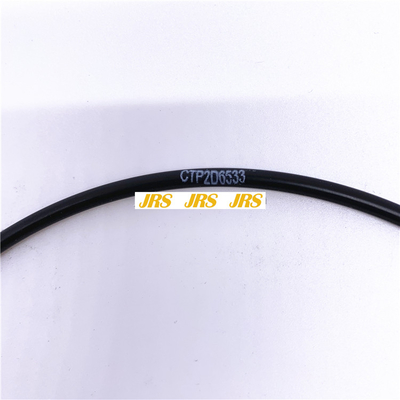 2D6533 ORING BACK UP KARET HITAM NBR70 90 untuk Segel Silinder Hidrolik loader