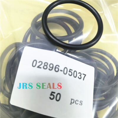 02896-05037 0289605037 Kit Segel Kemudi Tift Pengangkat Pemuat Silinder Hidraulik NBR Segel Oring Hitam